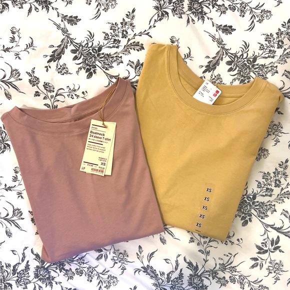 Muji Tops - 2 shirt bundle! Uniqlo and MUJI